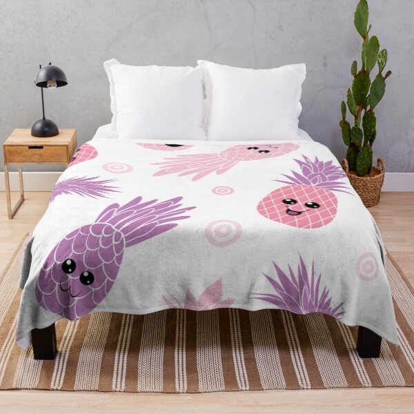 Item preview, Fun pineapple faces seamless designed and sold by Gurshnet68.