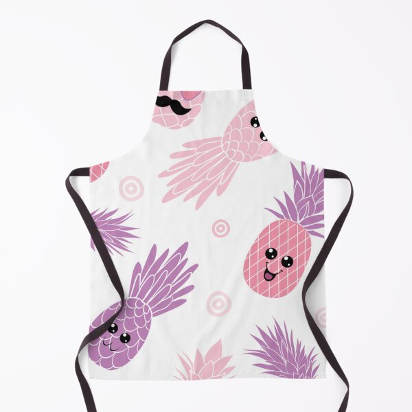 Item preview, Fun pineapple faces seamless designed and sold by Gurshnet68.