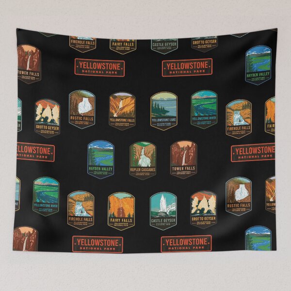 Item preview, Yellowstone National Park Sticker Pack designed and sold by JordanHolmes.
