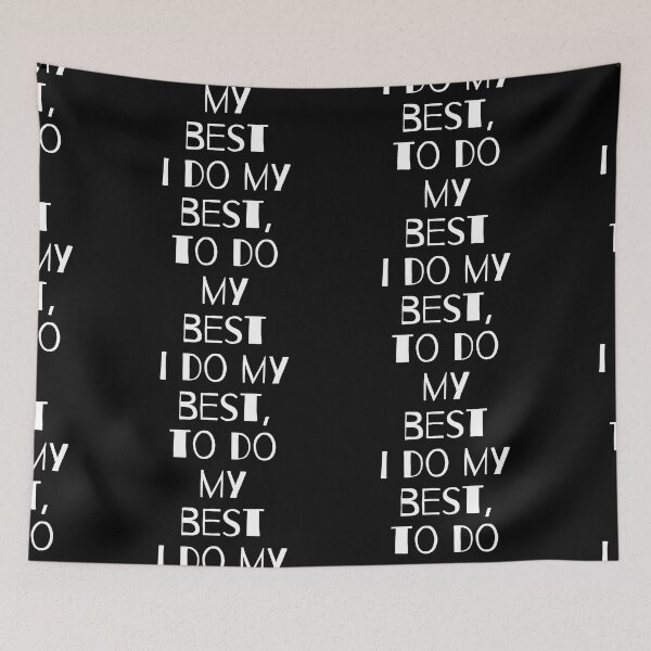 Item preview, S.O.I.L Signs- Do My Best white on black designed and sold by TheSignsofSOIL.