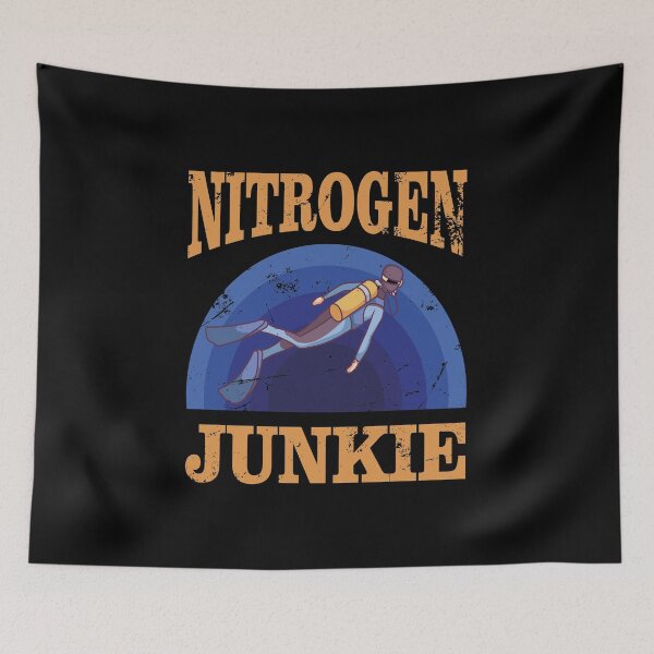 Item preview, Funny Scuba Diver Nitrox Nitrogen Diving Gas Dive Lover designed and sold by melomedia.