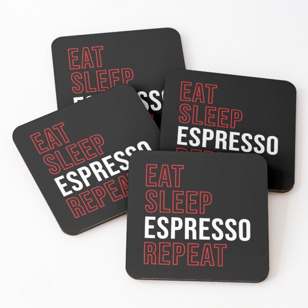 Item preview, Eat Sleep Espresso Repeat designed and sold by AllInCoffee.