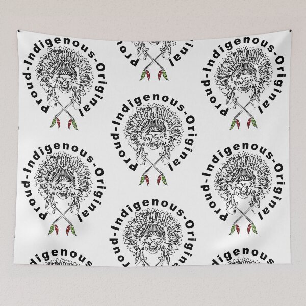Item preview, Proud Indigenous People Original Native American Head Dress designed and sold by CharJens.