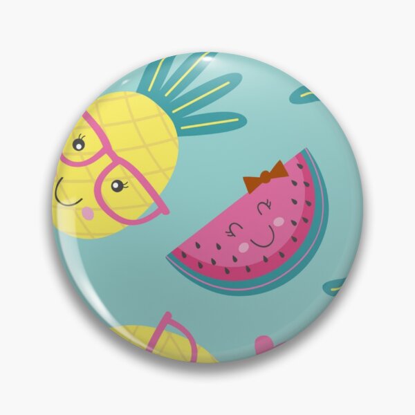 Item preview, Fun pineapple faces seamless designed and sold by Gurshnet68.