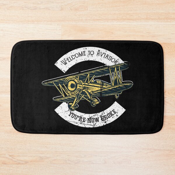 Item preview, Welcome to aviation - you're broke now. Funny airplane biplane motif designed and sold by Dirk4171.