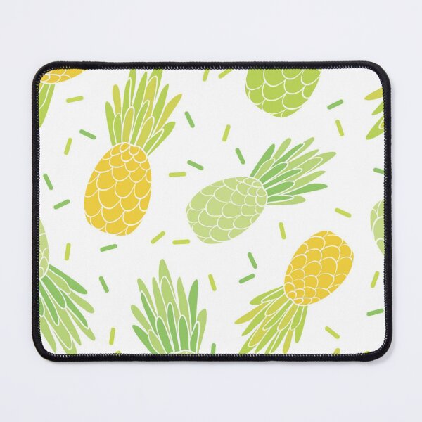 Item preview, Fun pineapple faces seamless designed and sold by Gurshnet68.