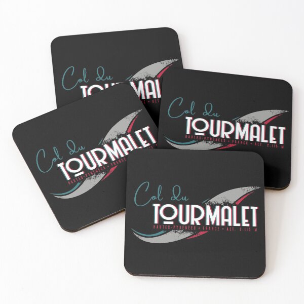 Item preview, Col du Tourmalet 02 T-Shirt + Sticker - Route des Cols Pyrenees designed and sold by ROADTROOPER.