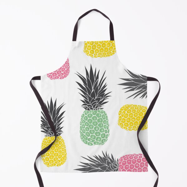 Item preview, Fun pineapple faces seamless designed and sold by Gurshnet68.