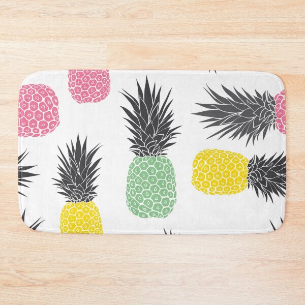 Item preview, Fun pineapple faces seamless designed and sold by Gurshnet68.