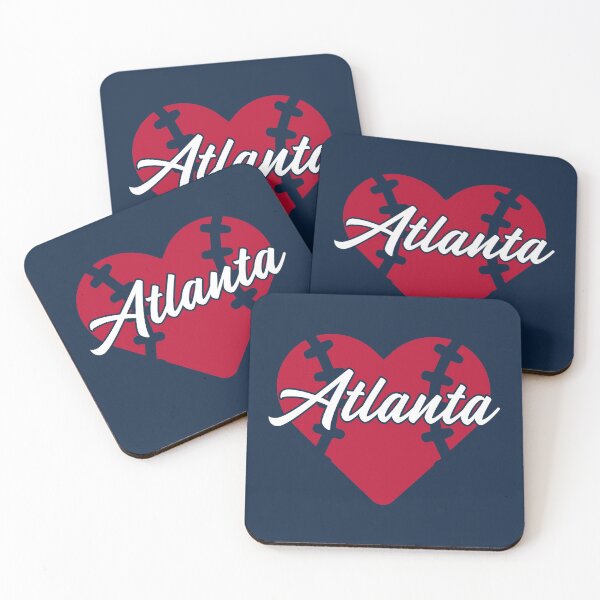 Item preview, I Love Atlanta Baseball ATL Heart Script designed and sold by toutwearapparel.