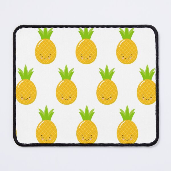 Item preview, Fun pineapple faces seamless designed and sold by Gurshnet68.
