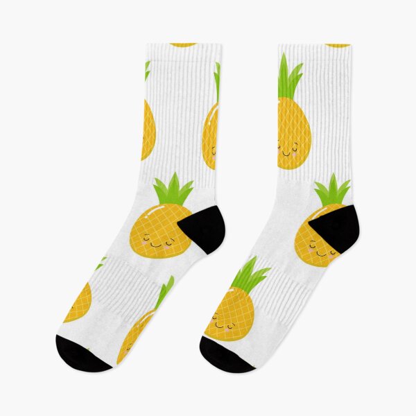 Item preview, Fun pineapple faces seamless designed and sold by Gurshnet68.
