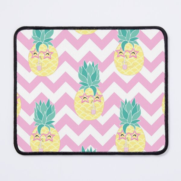 Item preview, Fun pineapple faces seamless designed and sold by Gurshnet68.