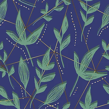 Artwork thumbnail, Geometric leaf pattern by RaineLight