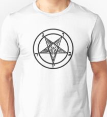 Devil Satan Goat - Black Slim Fit T-Shirt