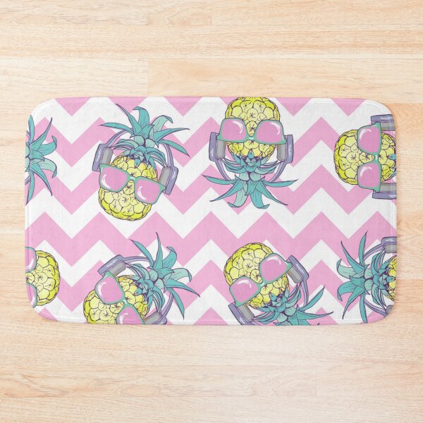 Item preview, Fun pineapple faces seamless designed and sold by Gurshnet68.
