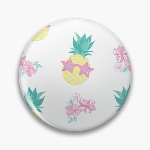Item preview, Fun pineapple faces seamless designed and sold by Gurshnet68.