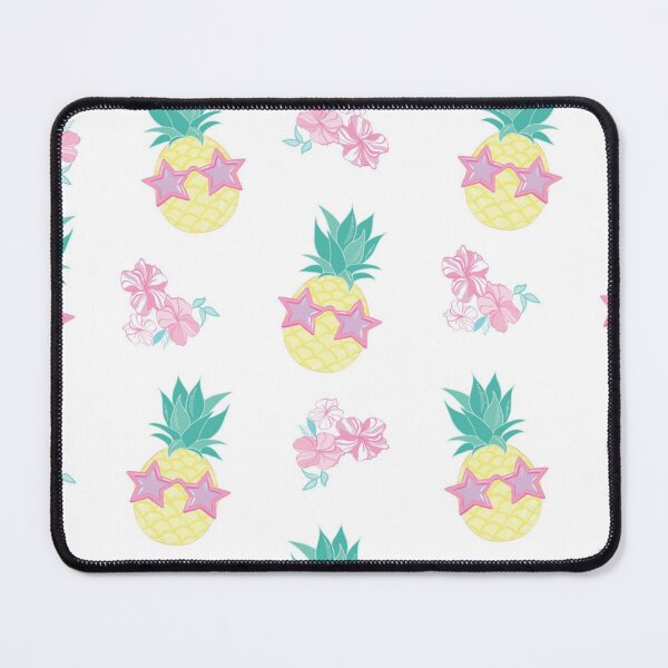 Item preview, Fun pineapple faces seamless designed and sold by Gurshnet68.