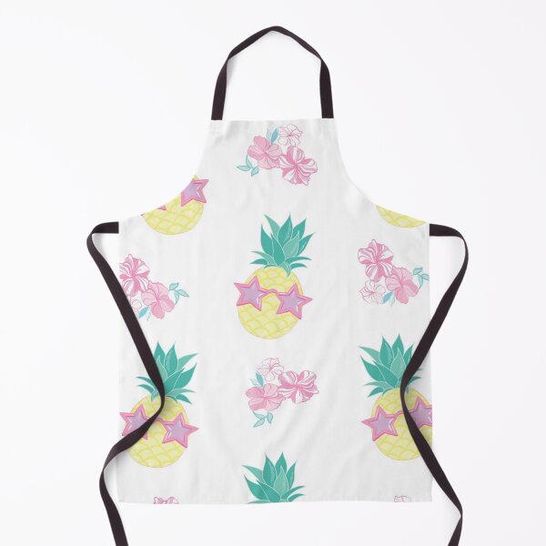 Item preview, Fun pineapple faces seamless designed and sold by Gurshnet68.