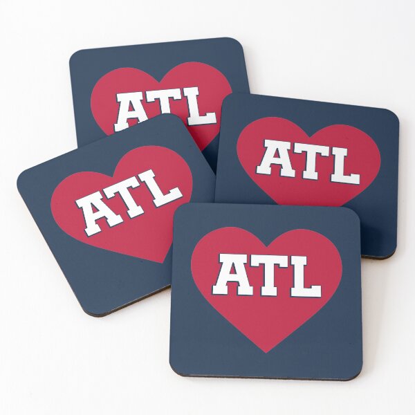 Item preview, Cute I Love Atlanta Heart ATL Baseball designed and sold by toutwearapparel.