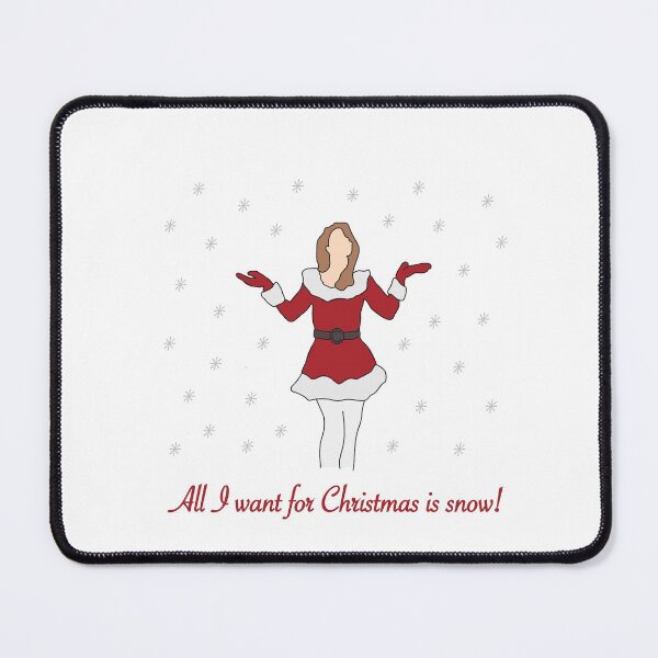 Item preview, Mariah Carey All I Want For Christmas Is Snow designed and sold by popmoments.