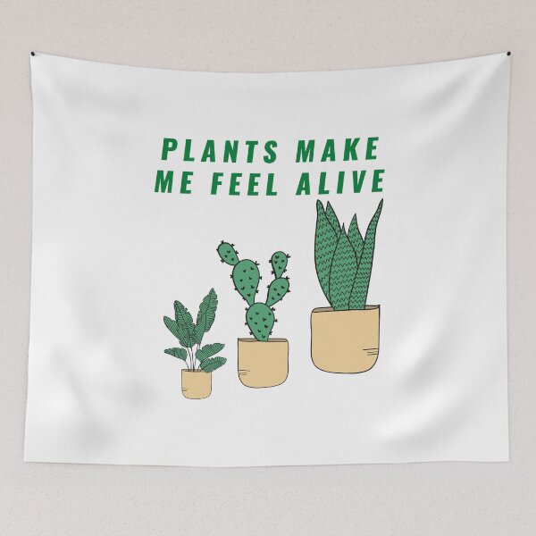 Item preview, Plants Make Me Feel Alive designed and sold by Chanchane Store.