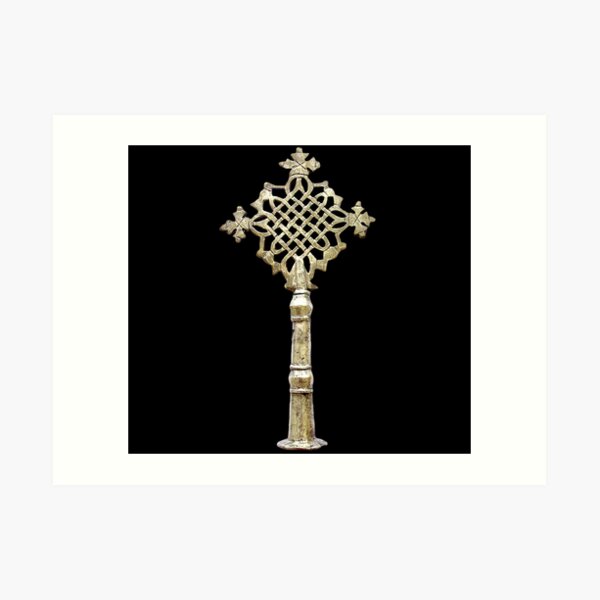 "Ethiopian Cross" Art Print for Sale by signsandsymbols Redbubble