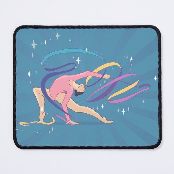 Item preview,  Rhythmic Gymnast Perfoming with Colorfull Ribbon designed and sold by Zhuzha.