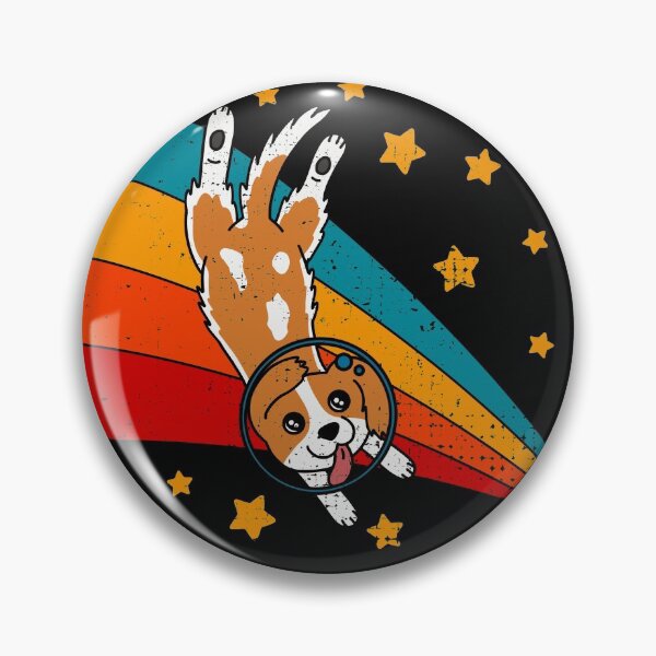 Item preview, Cute Vintage kooikerhondje Owner Retro Dog In Space designed and sold by JokeGysen.