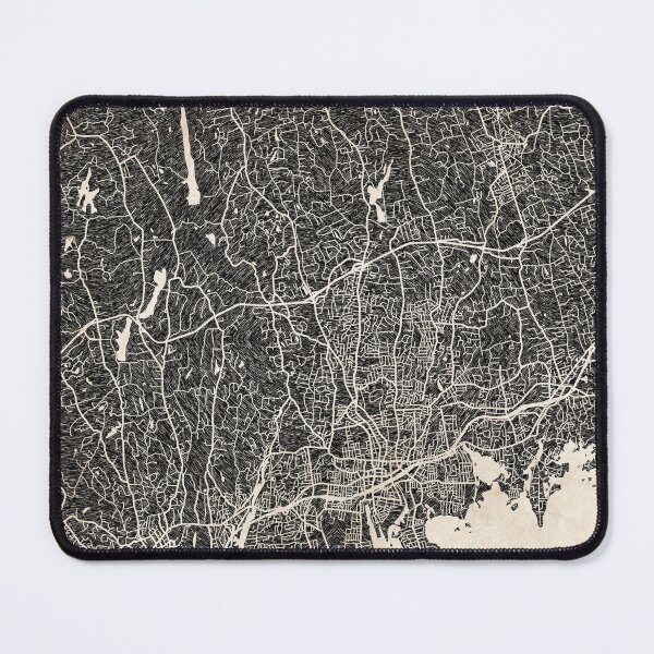 Item preview, Stamford map Connecticut Ink lines designed and sold by InkMaps.