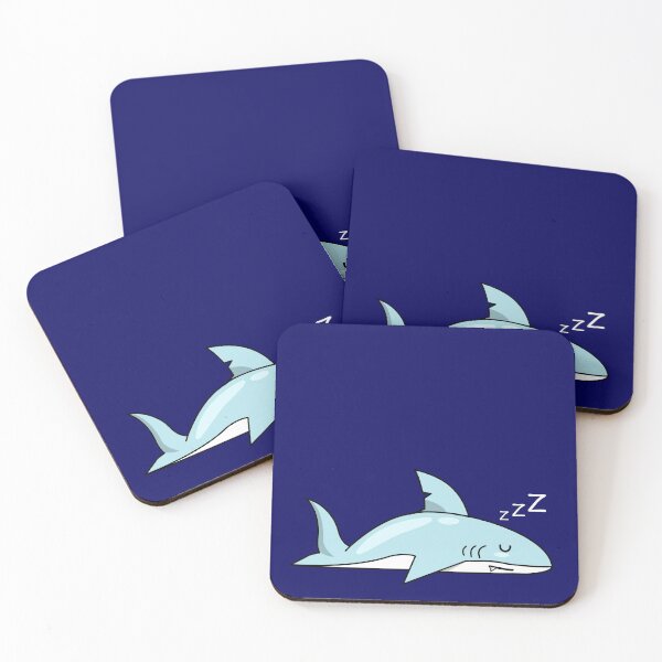 Item preview, Sleepy Kawaii Shark designed and sold by DAFIN.