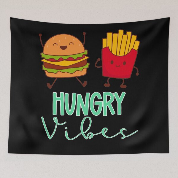 Artikelvorschau, Hungry Vibes Burger und Pommes – lustiges Essen für Männer und Frauen entworfen und verkauft von Designs Of all kinds.