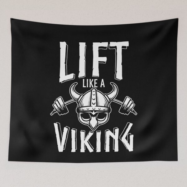Item preview, Lift Like a Viking Barbell Strength Training Weightlifter  designed and sold by The Junto Shop.