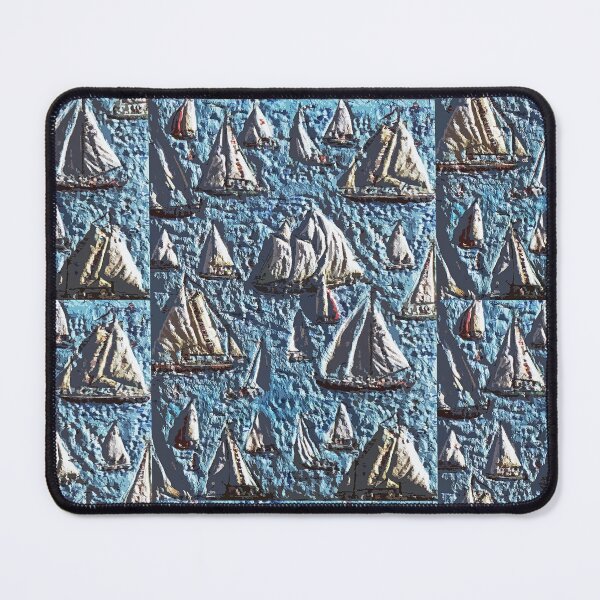 Item preview, r1251/ New Finition 2021: Le Départ des Bateaux " My Creations Artistic Sculpture Relief fact Main 11 PAINT (c)(h) by Olavia-Olao / Okaio Créations designed and sold by o.okaïo.