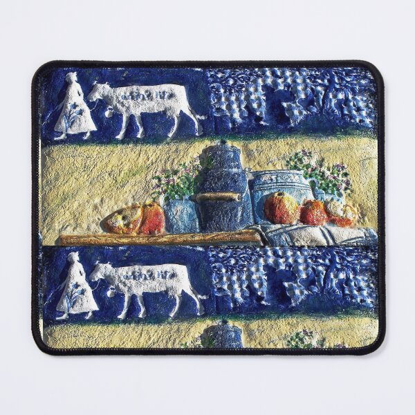 Item preview, r1248/ New Finition 2021: " Vive les Produits de la Ferme " My Creations Artistic Sculpture Relief fact Main 7 PAINT (c)(t) by Olavia-Olao / Okaio Créations designed and sold by o.okaïo.