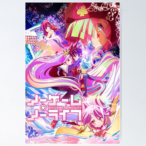 No Game No Life' Poster, picture, metal print, paint by Miss Diana