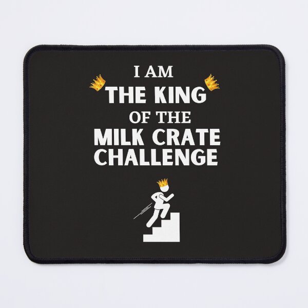 Item preview, I am the King of the milk crate challenge  designed and sold by Dreamingnewfie.