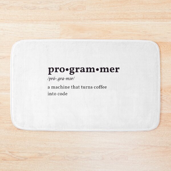 Item preview, Programmer - Machine That Turns Coffee Into Code Dictionary designed and sold by Meek-Anime.
