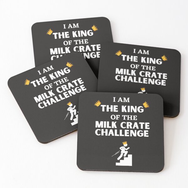 Item preview, I am the King of the milk crate challenge  designed and sold by Dreamingnewfie.