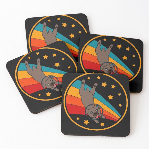 Item preview, Cute Vintage Mountain Cur Dog Owner Retro Dog In Space designed and sold by JokeGysen.