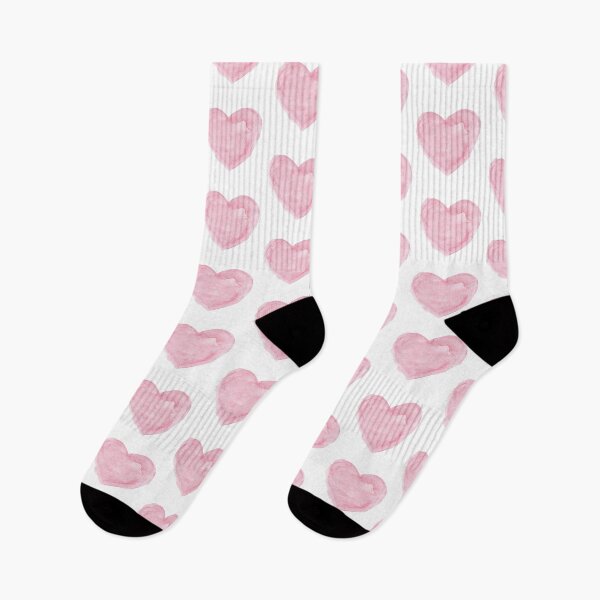 Item preview, Flowers Rose Pink Watercolor Heart Love Valentine Floral Gardening Summer Gift Art Design Happy Life Apparel Essential Motivation Inspiration Joy Mood  designed and sold by DesignByHeartUK.