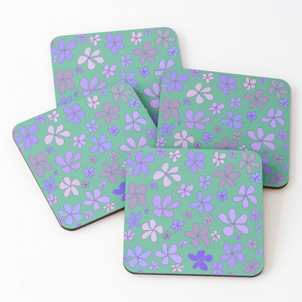 Item preview, Groovy Flowers Retro Vibe designed and sold by ArtMeetsPizza.
