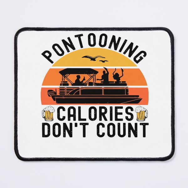 Item preview, PONTOONING CALORIES DON'T COUNT VINTAGE SHIRT1 designed and sold by JARELYSHOP.