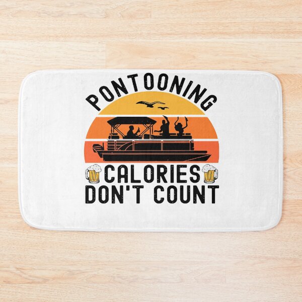 Item preview, PONTOONING CALORIES DON'T COUNT VINTAGE SHIRT1 designed and sold by JARELYSHOP.