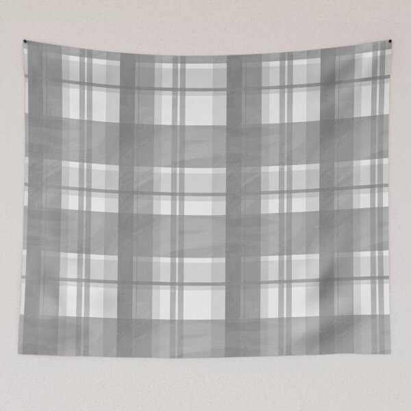 Artikelvorschau, Madras Plaid Grau entworfen und verkauft von ImagineThatNYC.