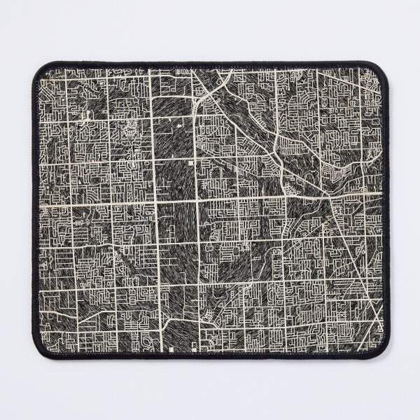 Item preview, Sterling Heights map Michigan Ink lines 2 designed and sold by InkMaps.