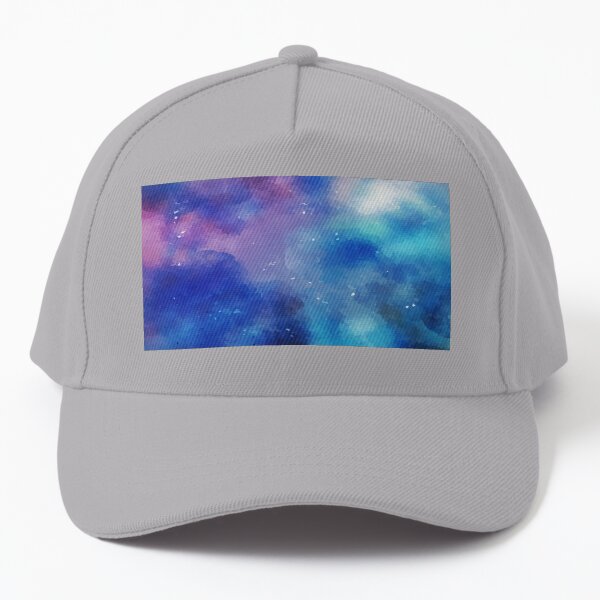 Blue Sky Tie Dye Art Baseball Cap
