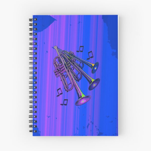Item preview, Legaculia phone case trumpet notes purple blue designed and sold by Legakulie.