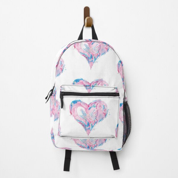 Item preview, Flowers Rose Rainbow Watercolor Heart Love Valentine Floral Gardening Summer Gift Art Design Happy Life Apparel Essential Motivation Inspiration Joy Mood designed and sold by DesignByHeartUK.