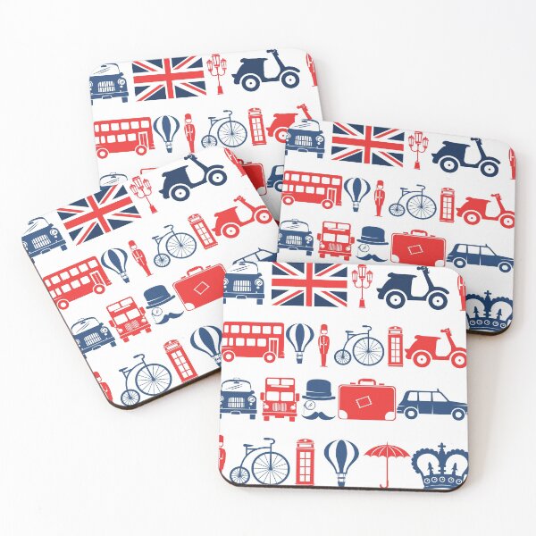 Item preview, LONDON ADDICTED, PARIS, RED WHITE BLUE SKYLINE designed and sold by wildwhimsical.